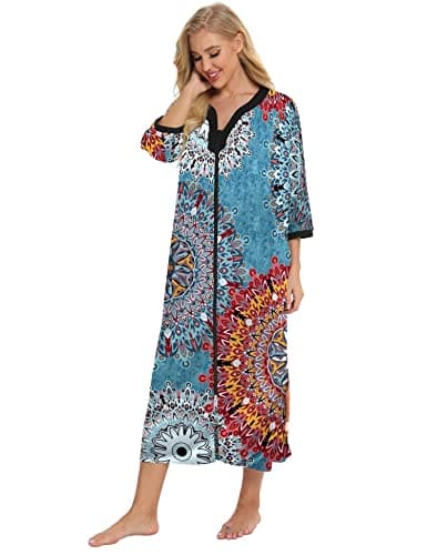 Womens Bloggerlove House Dresses Sleepwear