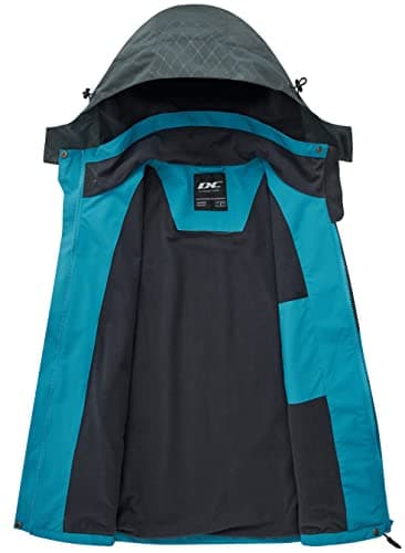 Diamond Candy Women's Lightweight Waterproof Rain Jacket with Hood