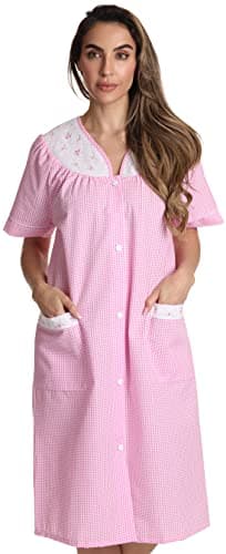 Dreamcrest Short Sleeve Duster Housecoat for Women