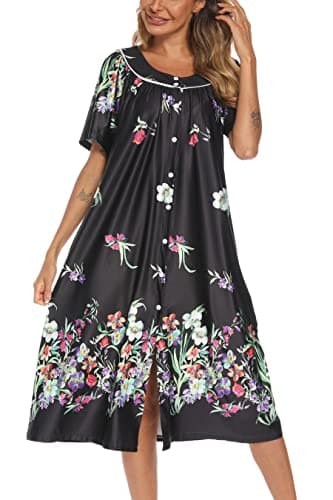 Yozly Short Sleeve House Dress for Women