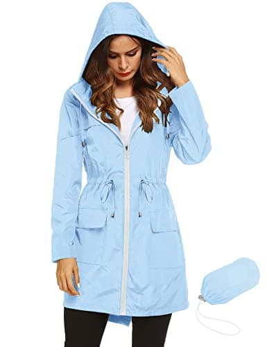 Women's Lightweight Waterproof Rain Jacket
