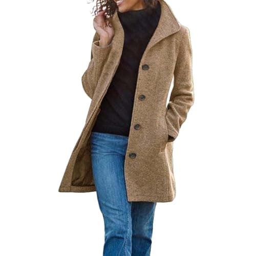 Comfy Button Cardigan Jacket for Ladies
