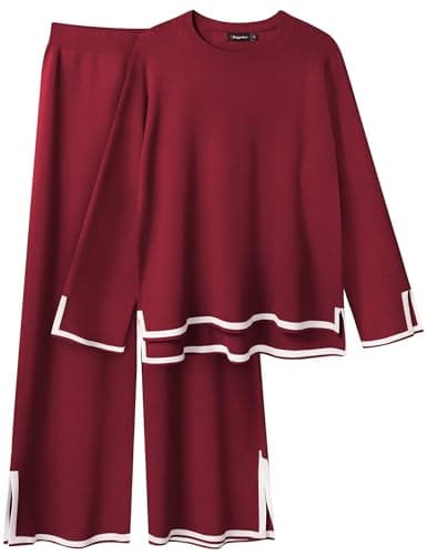 Bloggerlove Women's Knit 2 Piece Lounge Set