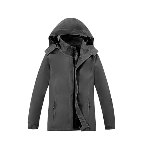 CorBuyit Women's Lightweight Waterproof Travel Rain Jacket with Hood
