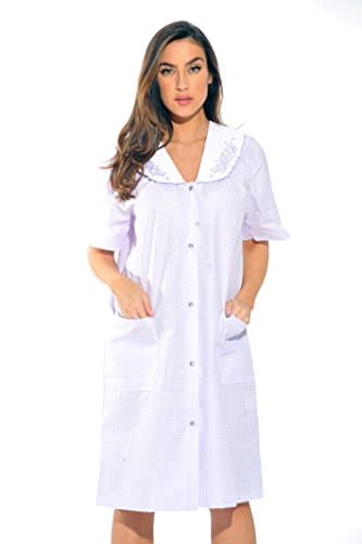 Dreamcrest Short Sleeve Duster Housecoat for Women