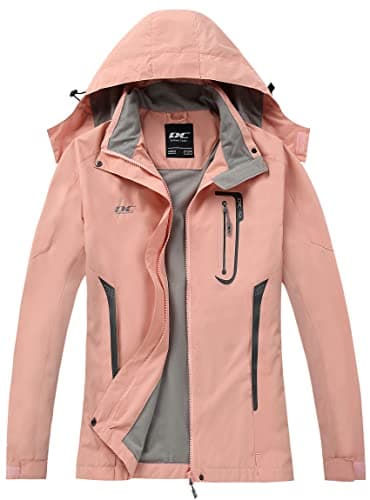 Diamond Candy Lightweight Waterproof Rain Jacket for Women Outdoor Hiking & Skiing