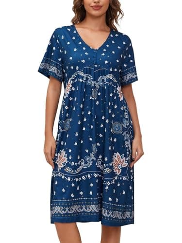 Floral Print Mumu Dress for Women S-3XL