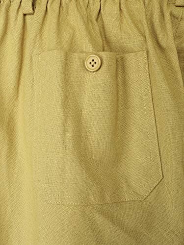 Womens Premium Soft Linen Shorts & Pants Hat and Beyond Boho Beach Coverup