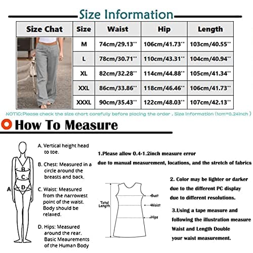 Women's Cotton Linen Wide Leg Palazzo Pants