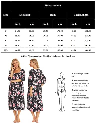 Women's Night Shirt for Sleepwear
