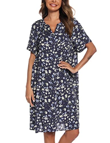 YOZLY Women's Cotton Duster Robe
