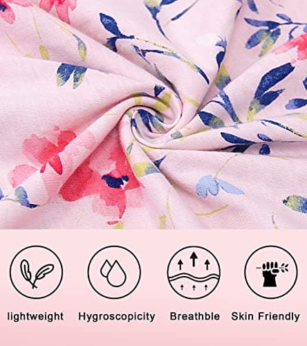 Long Sleeve Cotton Nightgowns for Women