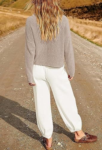 Women's 2023 Fall 2-Piece Knit Sweater Set