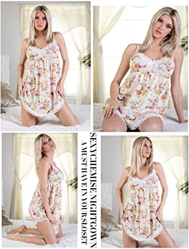Avidlove Women's Sexy Lace Chemise Nightgown