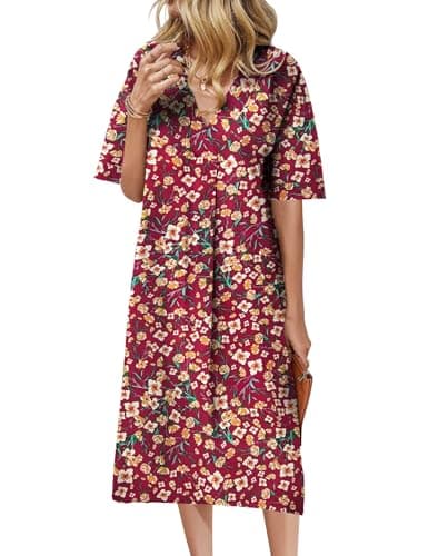 Bloggerlove House Dress with Pockets S-3XL