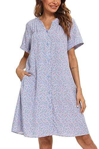 YOZLY Women's Cotton Duster Robe