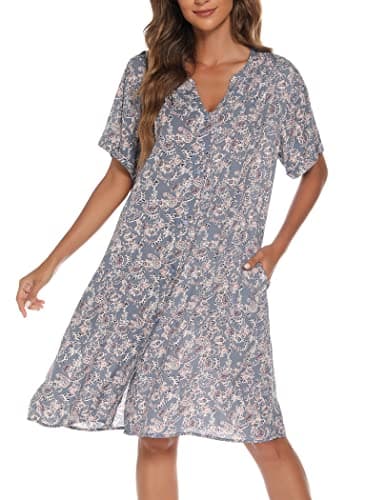 YOZLY Women's Cotton Duster Robe
