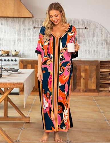 Women Nightgowns Cotton Caftan Sleepwear for Comfortable Night Wear
| Bloggerlove Women Cotton Caftan Nightgowns Ideal for Sleep and Relaxation
| Short Sleeve Women Nightgowns Caftan House Dress Perfect for At-Home Convenience