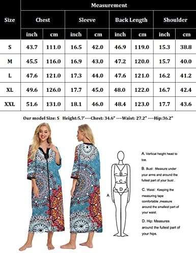 Womens Bloggerlove House Dresses Sleepwear