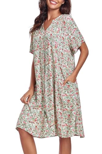 YOZLY Women's Cotton Duster Robe