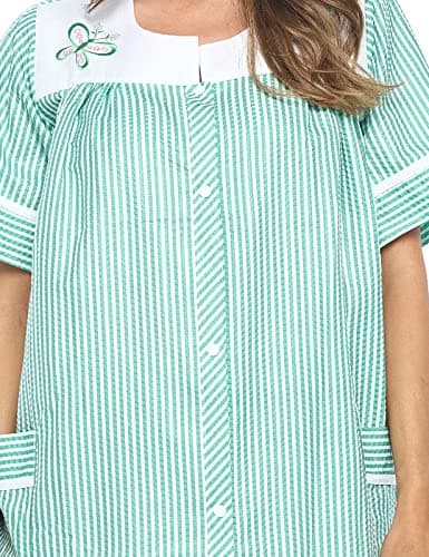 Casual Nights Women's Short Sleeve House Dress