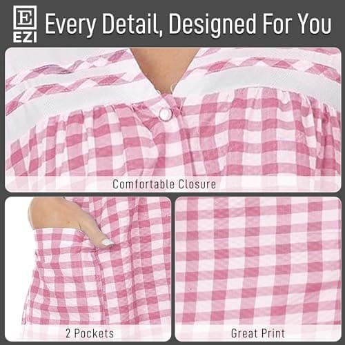 Moo Moos Gingham Pocket Dress - Medium to Plus Size