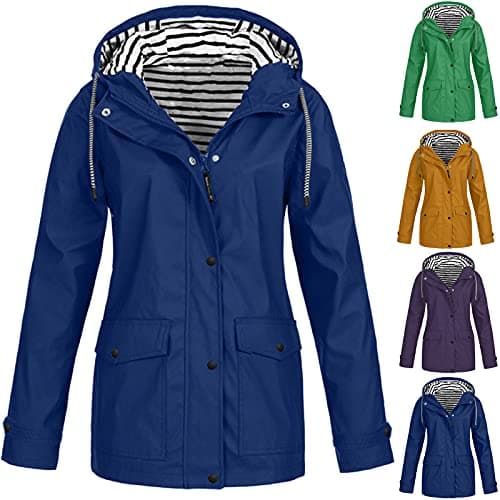 Women's Waterproof Rain Jacket with Hood