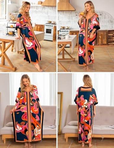 Women Nightgowns Cotton Caftan Sleepwear for Comfortable Night Wear
| Bloggerlove Women Cotton Caftan Nightgowns Ideal for Sleep and Relaxation
| Short Sleeve Women Nightgowns Caftan House Dress Perfect for At-Home Convenience