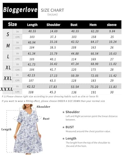 Women's Bloggerlove House Dresses with Pockets