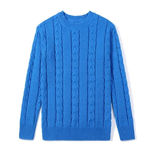 CHARTOU Women's Winter Chunky Cable Knit Sweater & Skirt Set