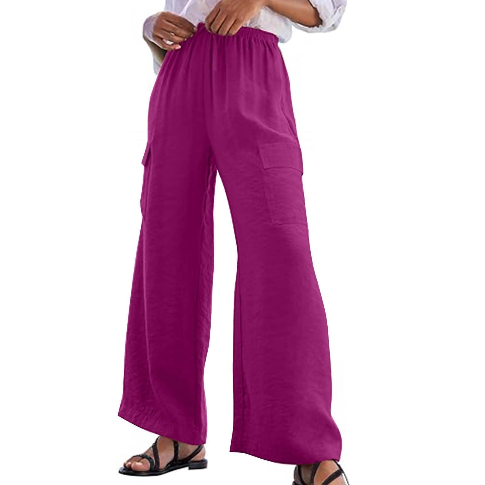 Women's High Waist Wide Leg Beach Boho Pants