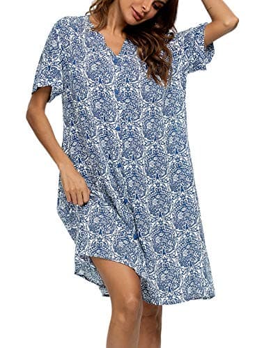 YOZLY Women's Cotton Duster Robe