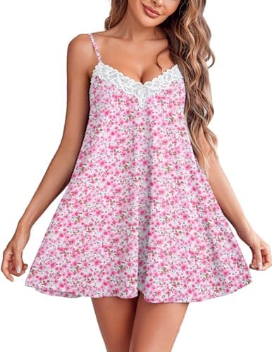 Elegant Lace Nightgown | Sexy Spaghetti Strap Cami Sleepwear