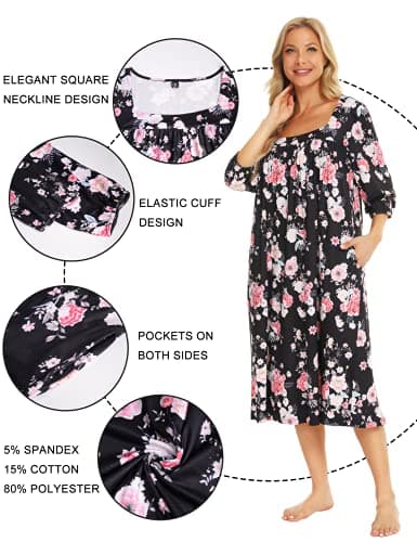 Women's Night Shirt for Sleepwear