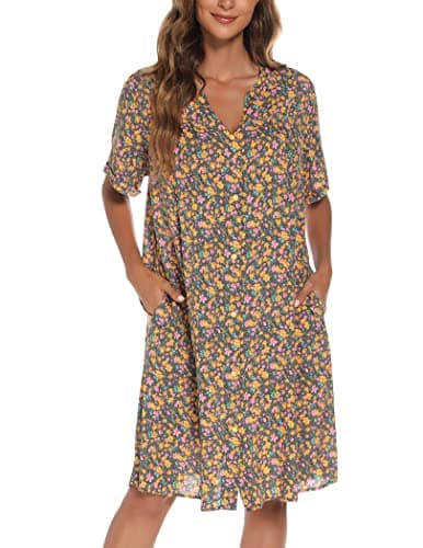 YOZLY Women's Cotton Duster Robe