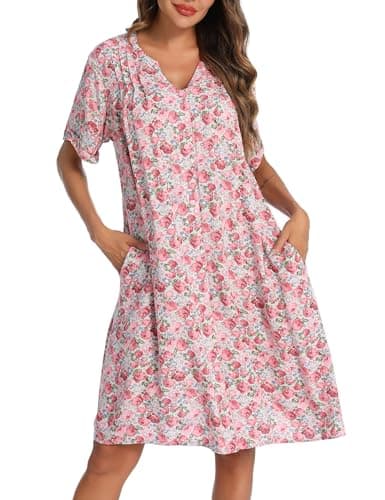YOZLY Women's Cotton Duster Robe