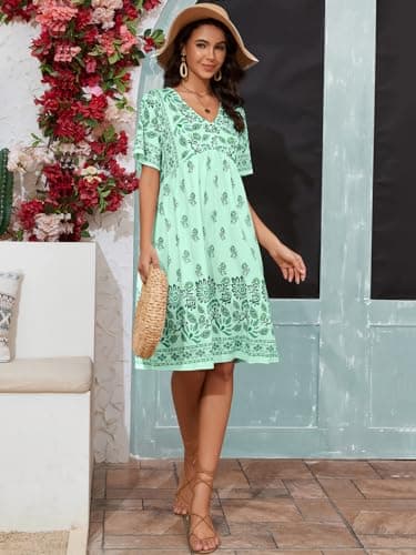 Floral Print Mumu Dress for Women S-3XL