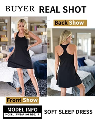 Avidlove Women's Sleeveless Chemise Nightgown