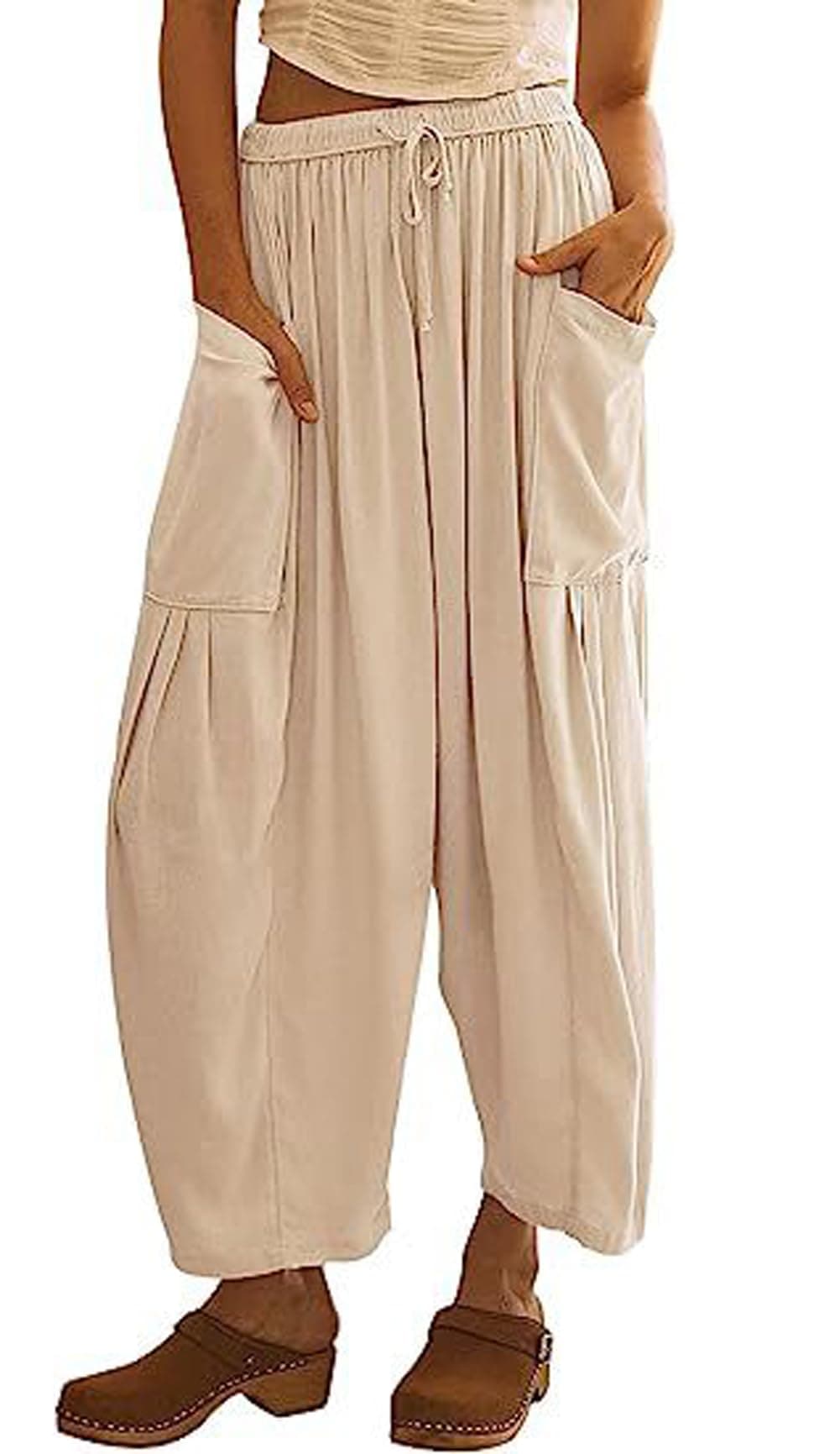 Boho Wide Leg Palazzo Pants for Women