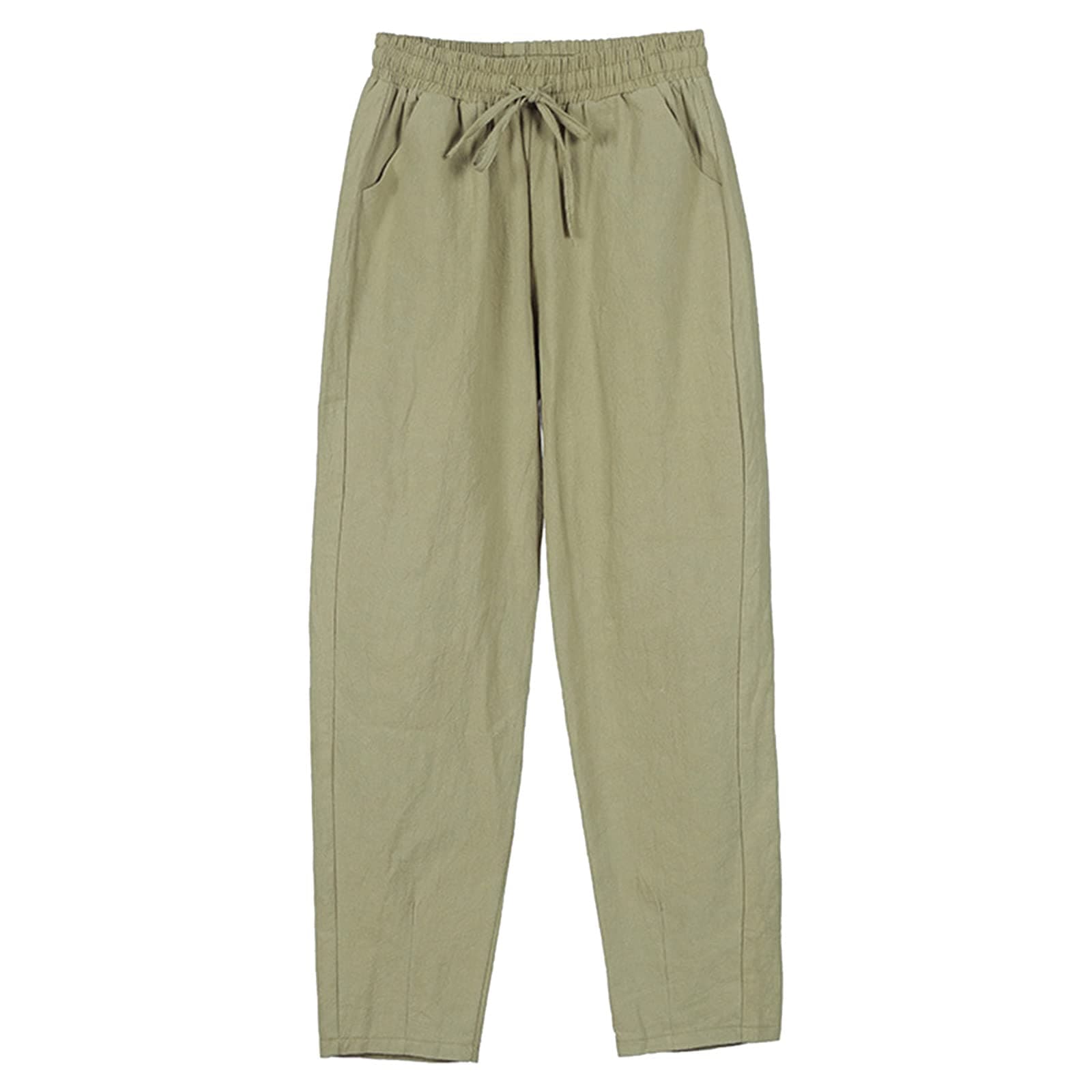 Winhurn Women's Linen Palazzo Pants