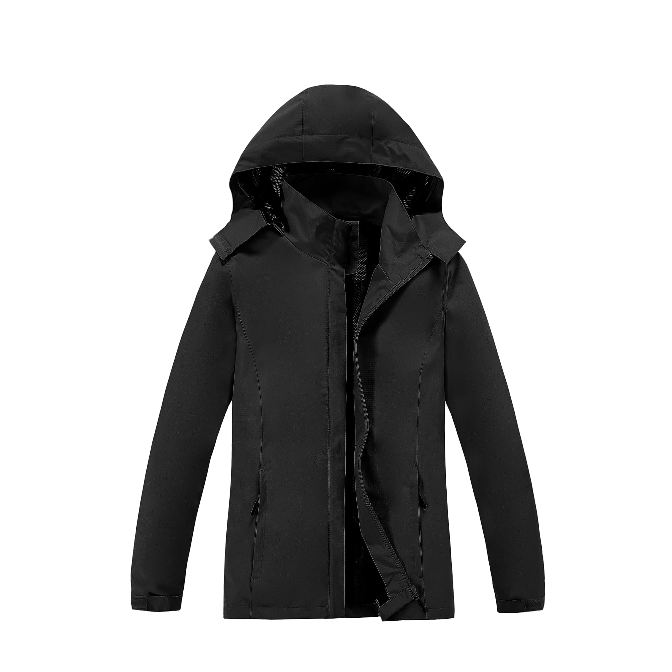 CorBuyit Women's Lightweight Waterproof Travel Rain Jacket with Hood