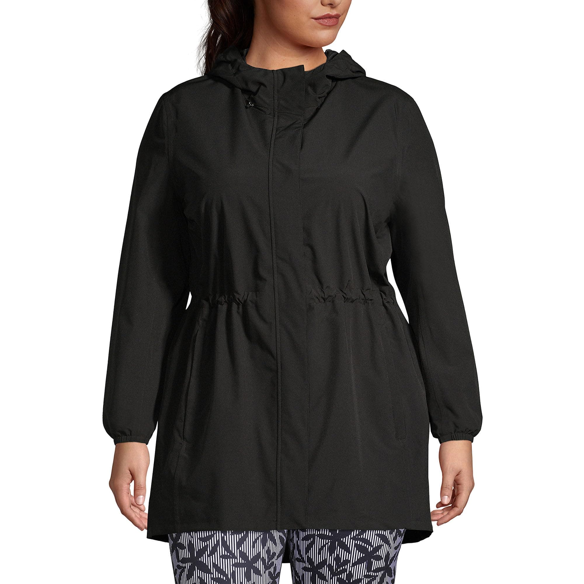 Lands' End Women's Squall Packable Waterproof Raincoat