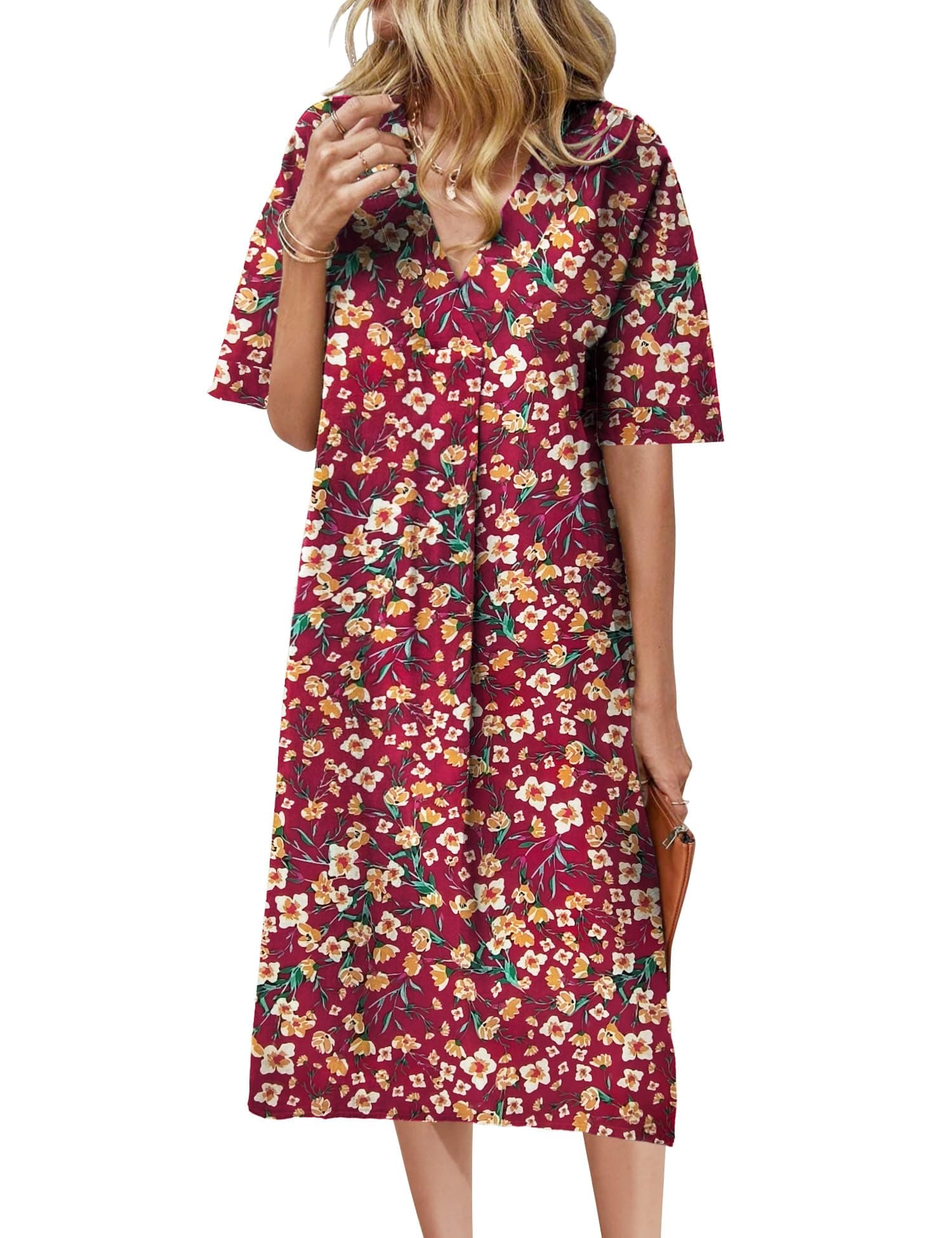 Bloggerlove House Dress with Pockets S-3XL