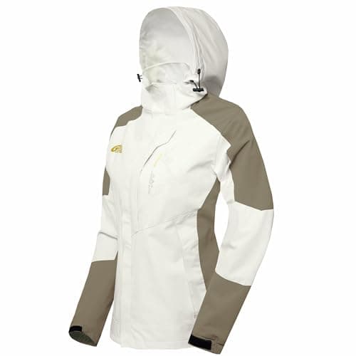 Ginsiom Women's Lightweight Waterproof Rain Jacket with Hood