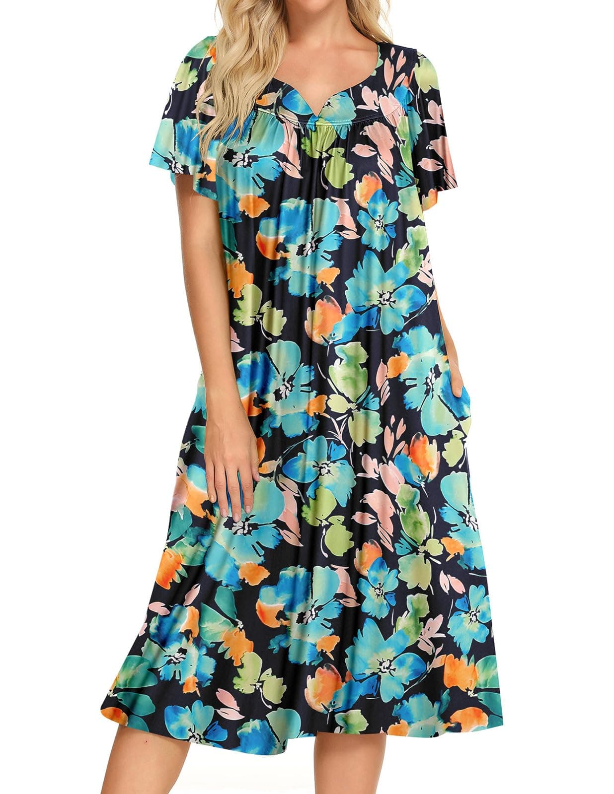 Women's Bloggerlove House Dresses with Pockets