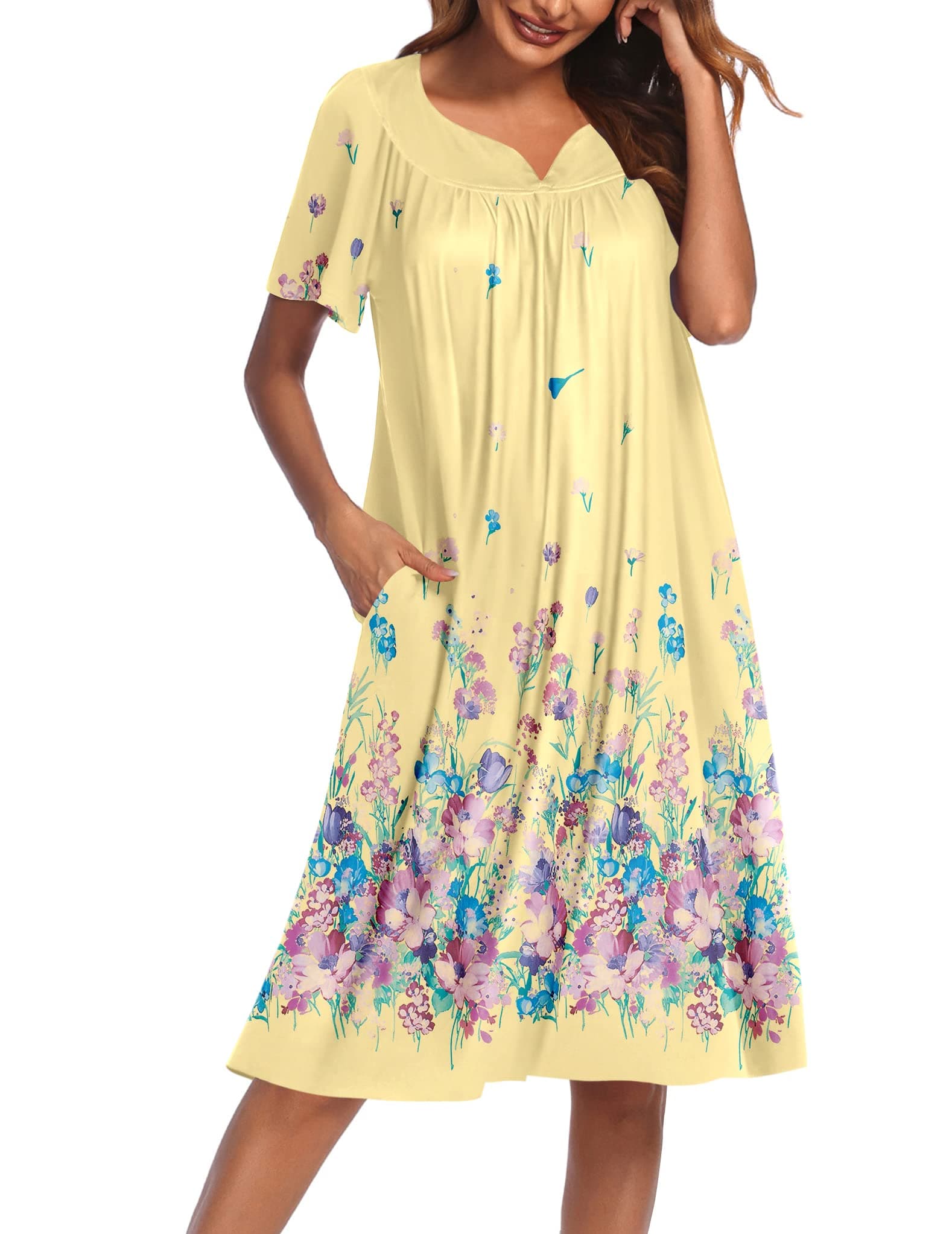 Ekouaer Women's Dress with Pockets